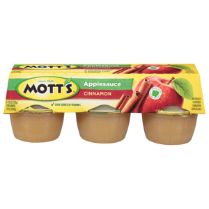 Mott's Applesauce, Cinnamon, 6 - 4.0 oz (113 g) containers [24 oz (678 g)]