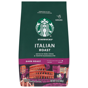 Starbucks Coffee, Ground, Dark Roast, Italian Roast, 12 oz (340 g)