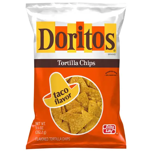 tobacco flavored doritos Doritos Tortilla Chips, Taco Flavor, 9.25 oz (262.2 g)