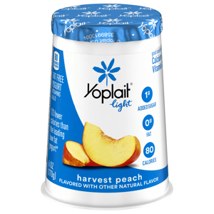 Yoplait Yogurt, Fat Free, Harvest Peach, 6 oz (170 g)
