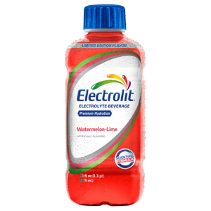 Electrolit Watermelon-Lime Electrolyte Beverage, 21 fl oz (1.3 pt) 625 ml