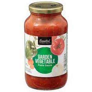 Essential Everyday Pasta Sauce, Garden Vegetable, 23.75 oz (1 lb 7.75 oz) 673 g