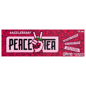 Peace Tea Tea, Razzleberry, 12 - 12 fl oz (355 ml) cans [144 fl oz (4.26 l)]