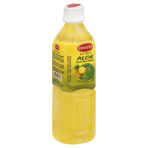 Visvita Aloe Vera Drink, Pineapple Taste, 16.9 fl oz (500 ml)