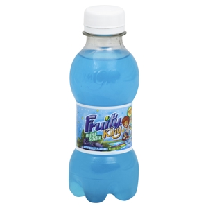 Fruity King Mini Soda, Blueberry, 5.75 oz (170 ml)
