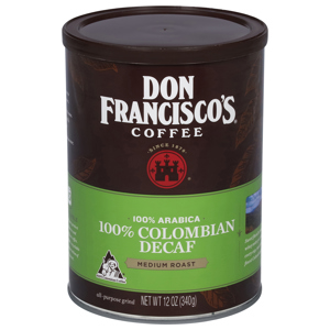 Don Francisco's Coffee, 100% Arabica, Medium Roast, 100% Columbian Decaf, 12 oz (340 g)