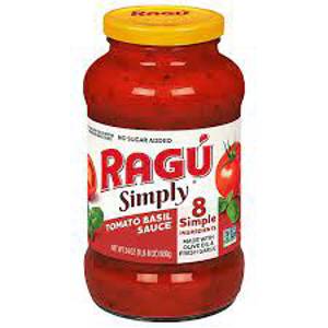 Ragu No Sugar Added Tomato Basil Sauce, 24 oz (1 lb 8 oz) 680 g
