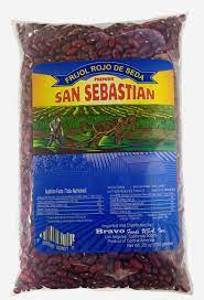 San Sebastian Frijol Rojo De Seda, Red Beans, 28 oz