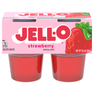 Jell-O Strawberry Gelatin Snacks, 13.5 oz (384 g)