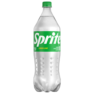 Sprite Soda, Lemon-Lime, 1.25 liter (1 qt 10.2 fl oz) 42.2 fl oz