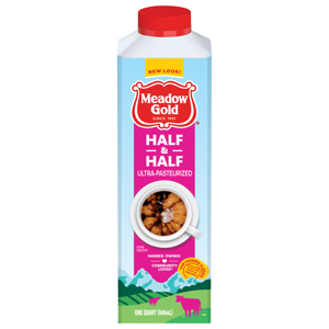 Meadow Gold Half & Half, 1 qt (946 ml)