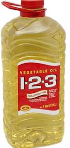 1 2 3 Vegetable Oil, 1 gal (3.8 l)