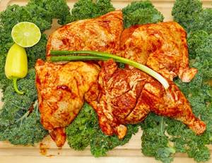 Pierna de Pollo Con Muslo Prep / Marinated Chicken Leg Quarter