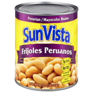SunVista Peruvian/Mayocoba Beans, 29 oz (1 lb 13 oz) 822 g