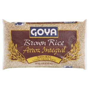 Goya Brown Rice, Natural, Long Grain, 32 oz (2 lbs) 907 g