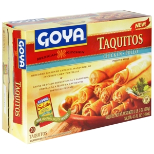Goya Taquitos, Chicken, 20 taquitos [21 oz (600 g)]