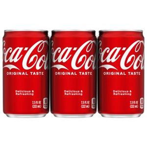 Coca-Cola Cola, 6 - 7.5 fl oz (222 ml) cans