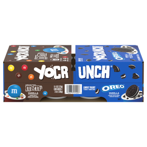YoCrunch Vanilla with Mini M&Ms and OREO Cookie Pieces Low Fat Yogurt, 8 - 6 oz (170 g) containers [3 lb (1.36 kg)]