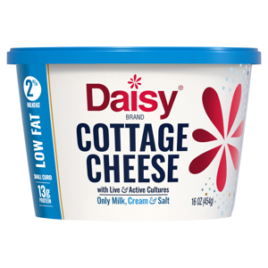Daisy Low Fat 2% Milkfat Small Curd Cottage Cheese, 16 oz (454 g)