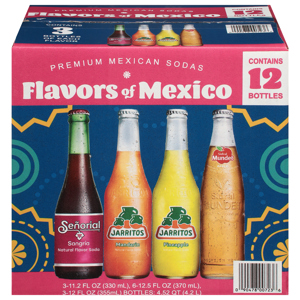 Jarritos Premium Mexican Sodas, 12 bottles [4.52 qt (4.2 l)]