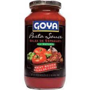 Goya Pasta Sauce, Meat Flavored, 25 oz (1 lb 9 oz) 709 g