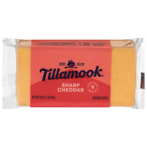 Tillamook Cheese, Sharp Cheddar, 16 oz (1 lb) 454 g