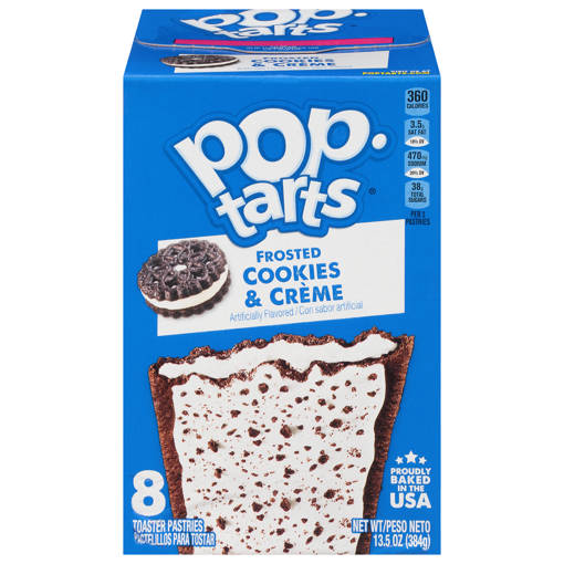 Pop-Tarts Snickerdoodle Instant Breakfast Toaster Pastries, Shelf-Stable,  Ready-to-Eat, 13.5 oz, 8 Count Box 