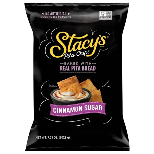 Stacy's Cinnamon Sugar Pita Chips, 7.33 Oz (207.8 G) | Lueken's