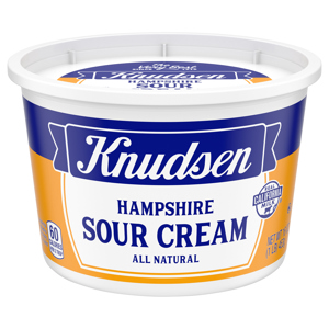 Knudsen Hampshire All Natural Sour Cream, 16 oz (1 lb) 453 g