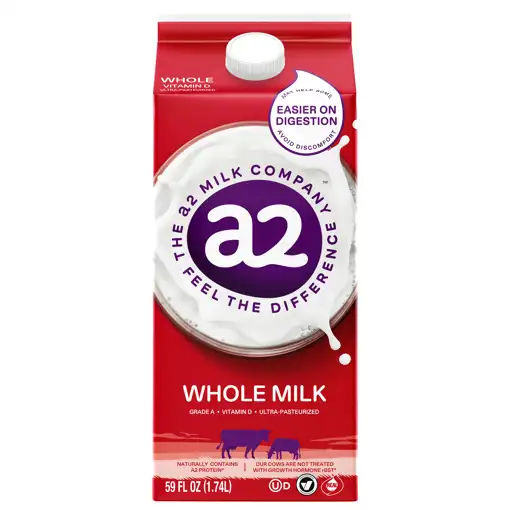 West Dallas – A2 Milk Milk, Whole, 59 Fl Oz (1.74 L)