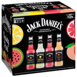 Jack Daniel's Country Cocktails, Variety Pack, 12 - 10 fl oz bottles