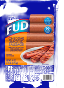 Fud Smokd Sausage 44z Cheddar