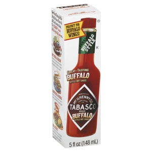 Tabasco Hot Sauce, Buffalo Style, 5 fl oz (148 ml)