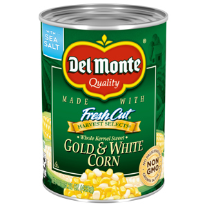 Del Monte Whole Kernel Sweet Gold & White Corn, 15.25 oz (432 g)