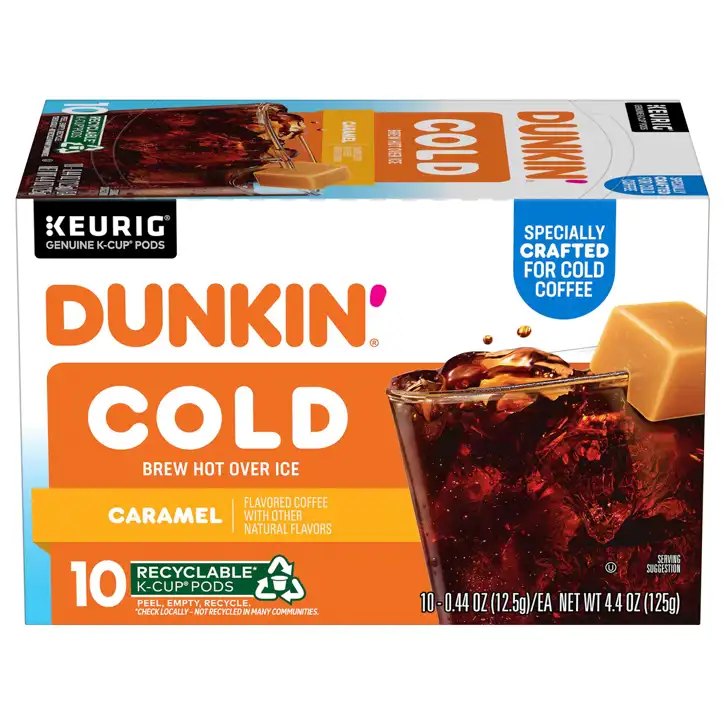 Recall Notices Metcalfe s West Towne Dunkin Coffee Caramel Cold K cup Pods 10 0.44 Oz 12.5 G Pods 4.4 Oz 125 G