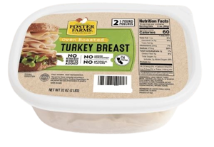 Foster Farms White Turkey, Oven Roasted, Extra Lean, Value Pack, 28 oz (1.75 lbs)