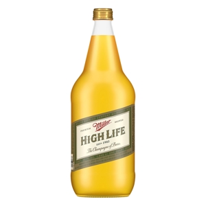 Miller High Life Beer, 32 fl oz (.946 l) one quart
