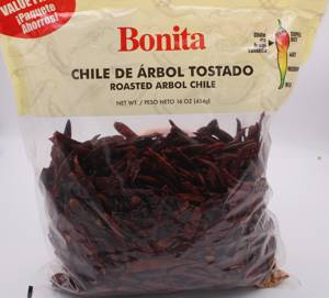 La Bonita Chile 16z Arbol Tostad