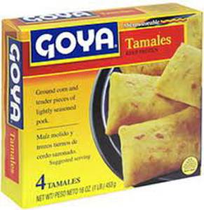 Goya Cuban Style Pork Tamales, 4 count, 16 oz