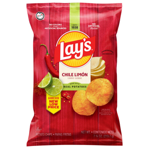 Lay's Chile Limon Flavored Potato Chips, 7.75 oz (219.7 g)