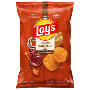 Lay's Honey Barbecue Flavored Potato Chips, 7.75 oz (219.7 g)