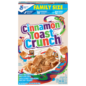 Cinnamon Toast Crunch Cereal Family Size, 18.8 oz (1 lb 2.8 oz) 532 g