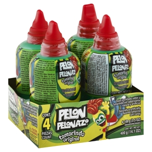 Pelon Soft Candy, Tamarindo, Original, 4 - 100 g (3.5 oz) candy [400 g (14.1 oz)]