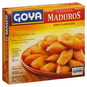 Goya Ripe Plantains, Maduros, 40 oz (2.5 lbs) 1.13 kg