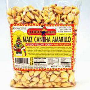 Amazonas Maiz Cancha Amarillo Yellow Corn, 15 oz