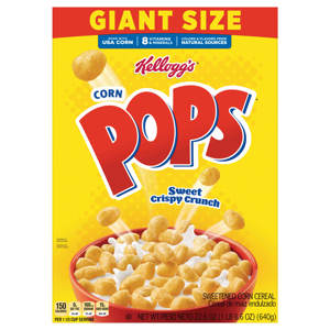 Corn Pops Cereal Giant Size, 22.6 oz (1 lb 6.6 oz) 640 g