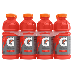 Gatorade Thirst Quencher, Fruit Punch, 8 - 20 fl oz (1.25 pt) 591 ml bottles