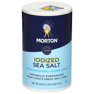 Morton Iodized Sea Salt, 26 oz (1 lb 10 oz) 737 g