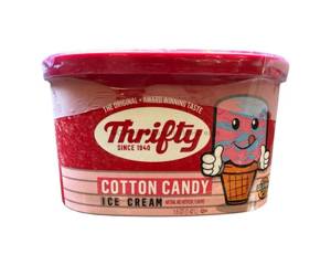 Thrifty Cotton Candy Ice Cream, 1.5 qt (1.42 l)