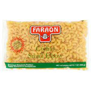 Faraon Codito, Small Elbows, Enriched Macaroni Product, 7 oz